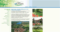 Desktop Screenshot of haus-lenzen.de